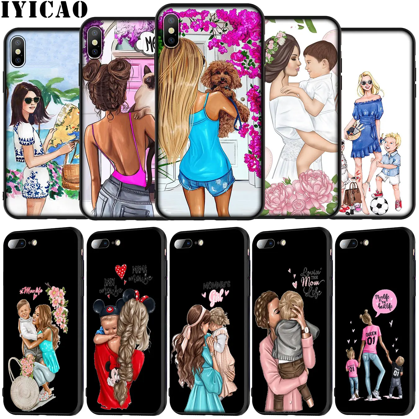Мягкий чехол из ТПУ для iPhone 12 Mini XR X XS 11 Pro Max 5 5S SE 6 6S 7 8 Plus | Мобильные телефоны и