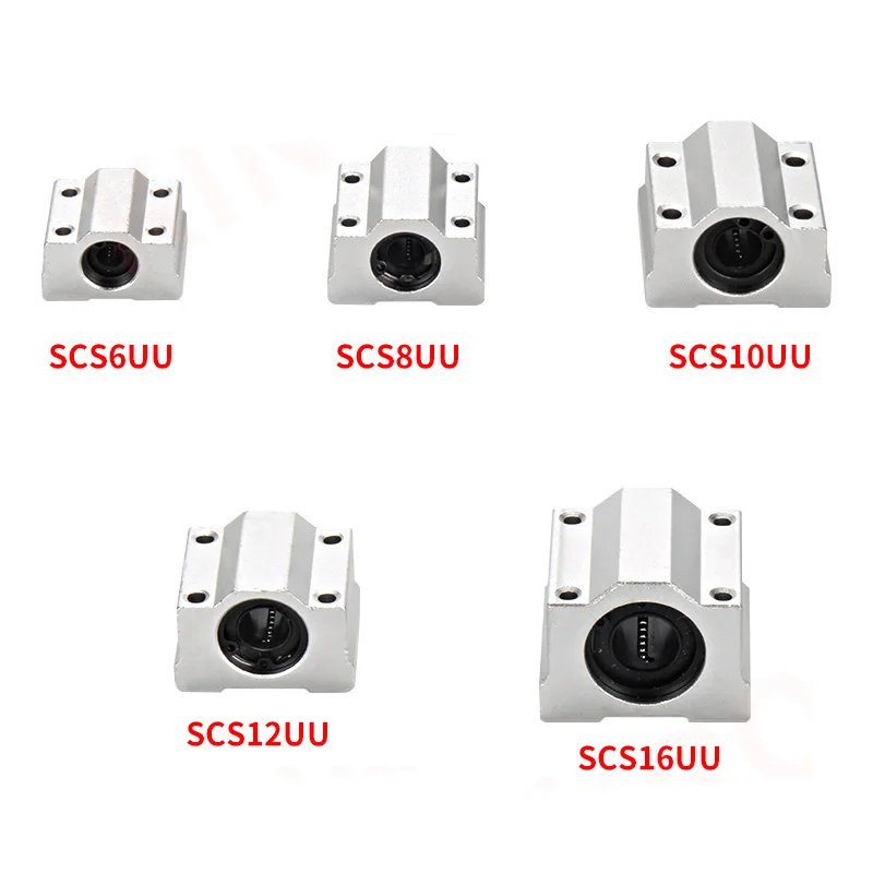  Linear Motion Ball Bearing Slide Bushing Linear Shaft 3D Printer Table Motion Bearing Slide CNC Par