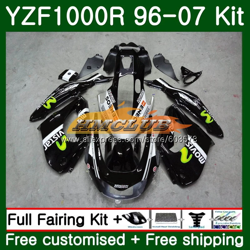 Набор для ухода за кожей YAMAHA YZF1000R Thunderace 1996 2007 Movistar черный 61CL. 24 YZF-1000R YZF 1000R 96 97 98 99 00 01 02 03 04 05 06 07 обтекатель