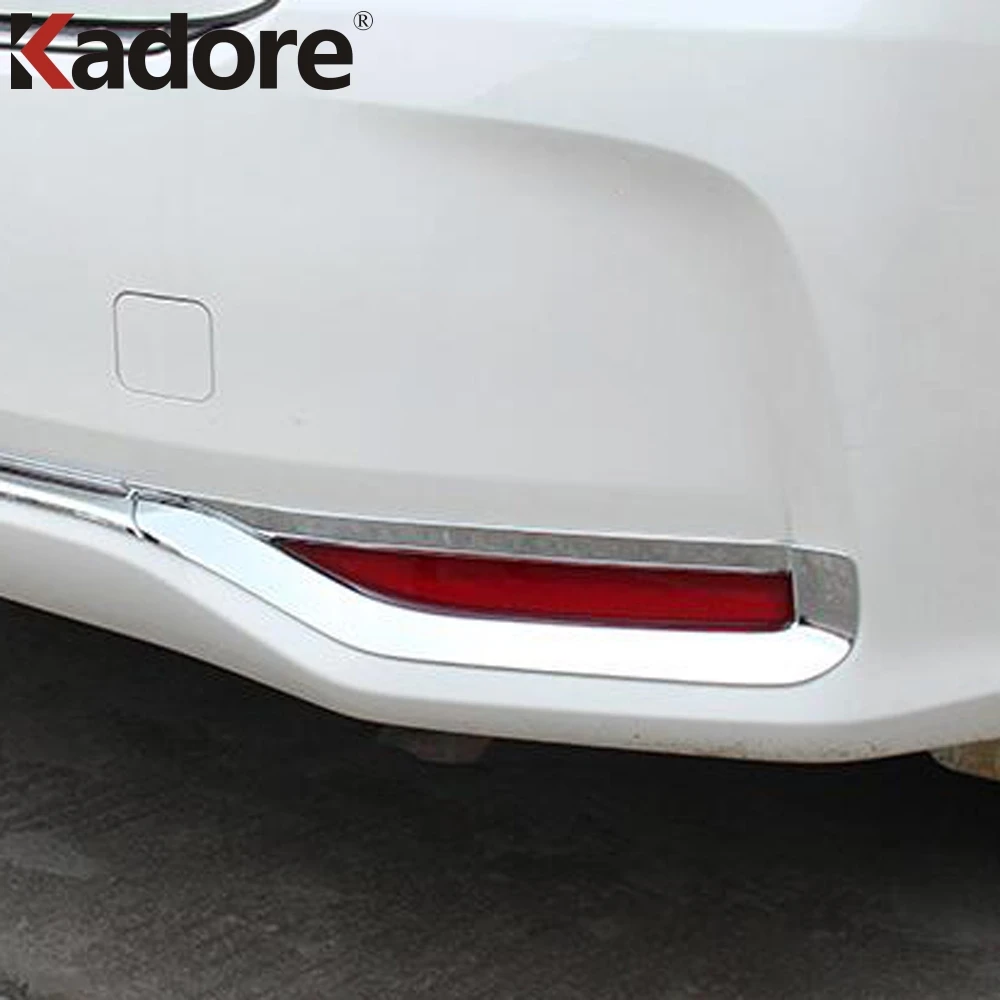 For Toyota Corolla Sedan 2019 2020 2021 ABS Chrome Rear Tail Fog Light