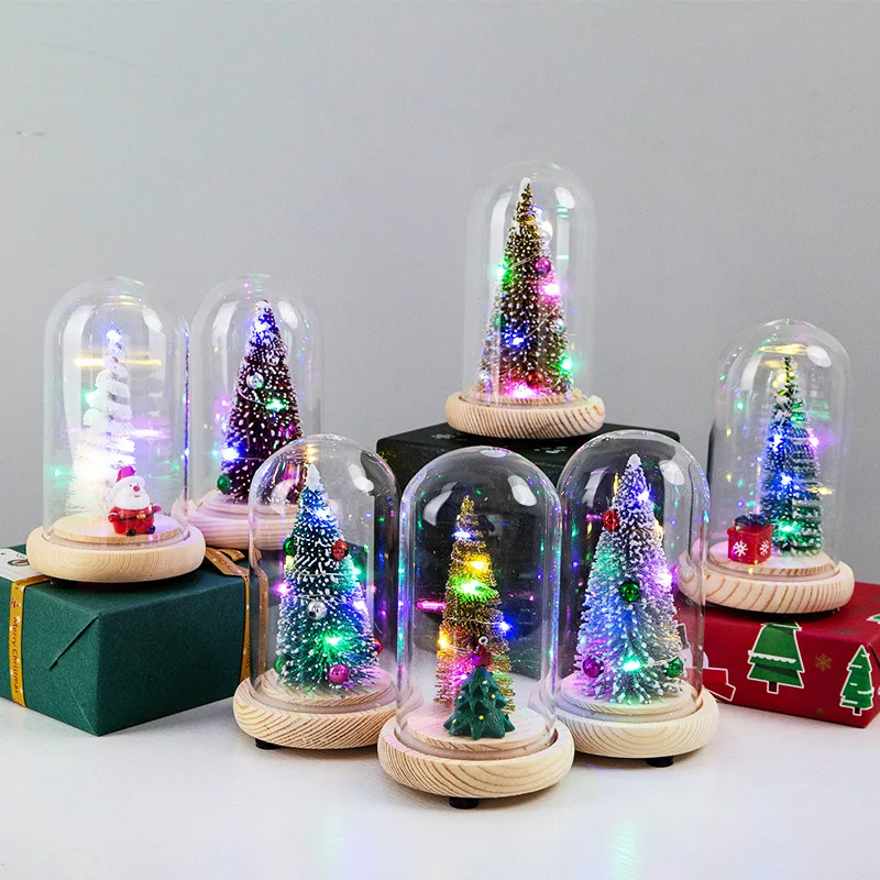 Led Christmas Tree Decoration Kerst New Year Decorations for Home Christmas Gifts Illuminated Xmas
