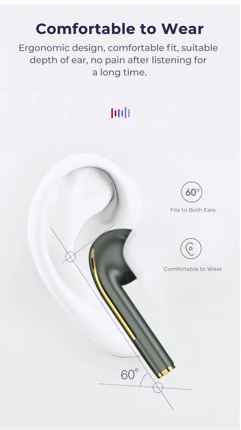 Novo original j18 tws bluetooth toque pop-up