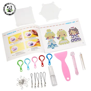 

pandahall 1 Set Puzzle Manual Pegboards Scraper Knife Tweezers Spray Bottle Jump Rings for DIY Water Mist Magic Beads Tool Kits