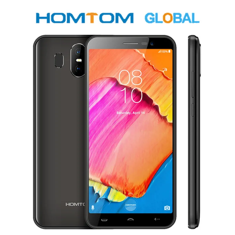 

Homtom S17 3000mAh Face ID Fingerprint Mobile Phone 5.5" 18:9 Display Android 8.1 2GB RAM 16GB ROM 13MP+2MP Dual Cam Smartphone