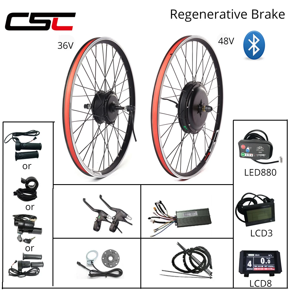 Ebike Conversion Kit 20 29 Inch 700c Electric Bicycle Conversion