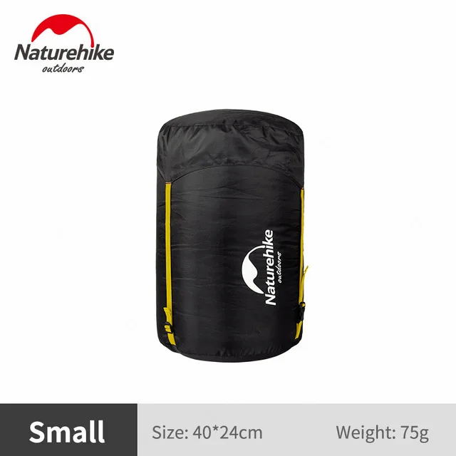 Black S NatureHike компрессионный рюкзак водостойкий и прочный-Усадочные объемные предметы-отлично подходит для упаковки спального мешка вешалка на стену - Цвет: Black S