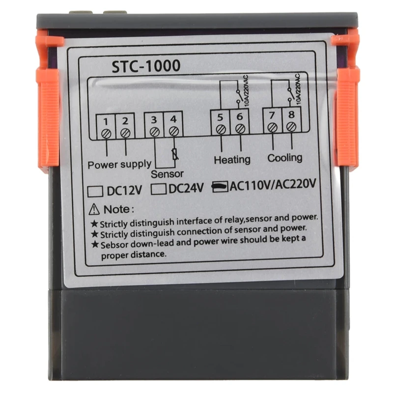220 V/STC-/1000 цифровой терморегулятор Термостат с NTC