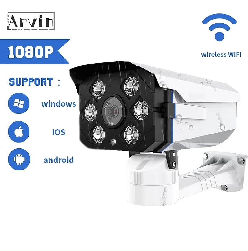 Ip-камера Wifi 720P наружная камера ONVIF беспроводная Проводная HD Водонепроницаемая камера наблюдения s камера ночного видения внешняя P50160