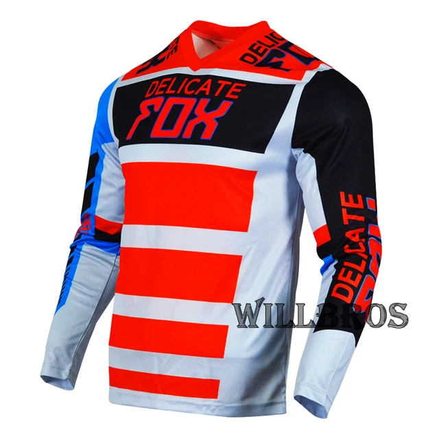Light Grey Red 180 Race Falcon Nirv Jersey Mx Atv Dirt Bike Mtb Dh  Motocross Offroad Racing - Shirts & Tops - AliExpress