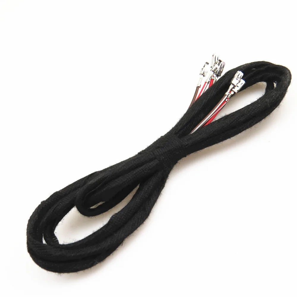FHAWKEYEQ Rear Door Tweeter Buzzer Loudspeakers + Clip + Cable Connector Plug Pigtail For VW Rabbit Scirocco Jetta Golf MK5 MK6