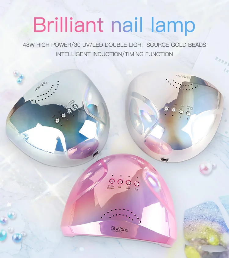 

48W Nail Dryer Durable LED UV Nail lamp for drying nails with timer and sensor both for hand and foot nail dryer 48w
