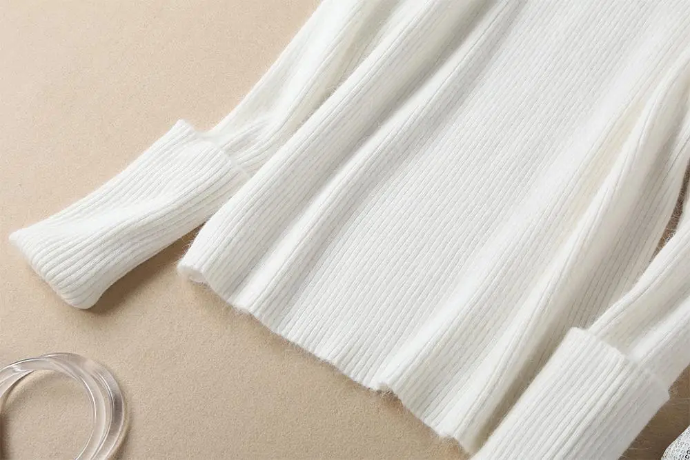 Осенне-весенние женские Потрясающие повседневные Роскошные двойные комплекты белый свитер Sequnied юбка Модные женские шикарные комплекты из двух предметов