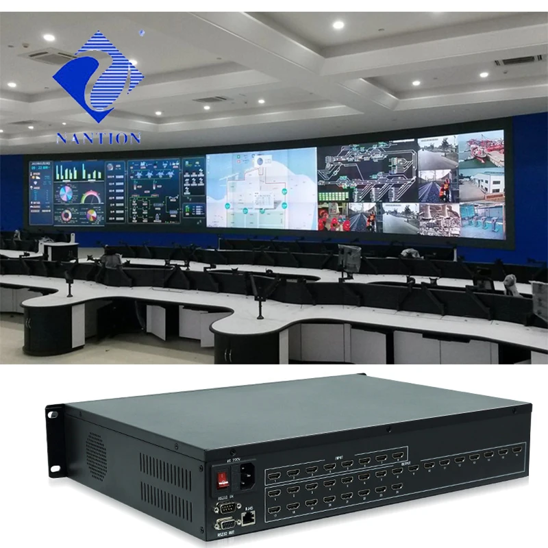 HDMI 호환 매트릭스, 모든 디지털 3D 매트릭스 스위처, 8 채널, 2k, 4k, 8X24, 8 in24 출력