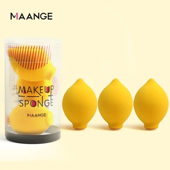 

MAANGE New 3pcs/box makeup sponge puff set Dry and Wet Use cosmetics make up foundation microfiber sponge Beauty powder puff