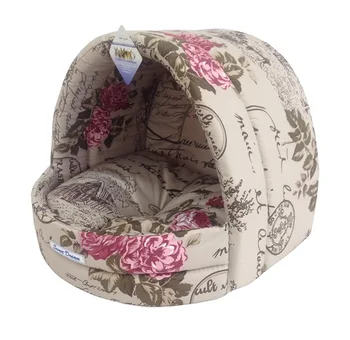 

Bobrovo YARD bench for cats sleep stage Sweet № 1, roses, 41 x 36 x 30 cm