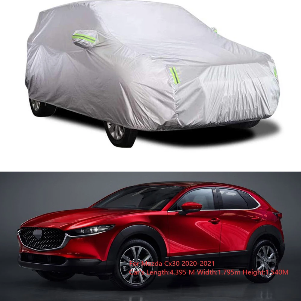

For Mazda CX30 CX-30 2020 2021 Exterior Car Cover Outdoor Protection Full Car Covers Snow Cover Sunshade Waterproof Dustproof