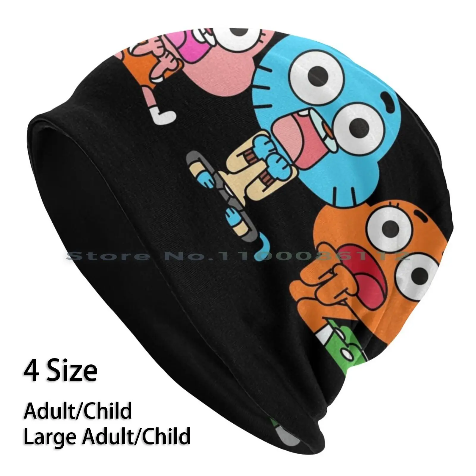 Gumball Darwin Anais Berretti Cappello Lavorato A Maglia Gumball Watterson Darwin Watterson Anais Watterson The Kawaii Cartoon Blue Cat Gummypuss