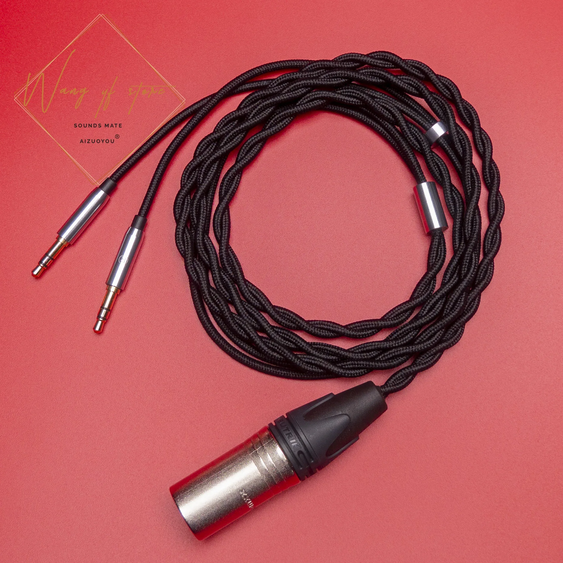 DEVA, 2,5, 4,4mm, Trrs, plugues duplos de 3,5mm, 6,35mm, 4Pin, XLR, OFC