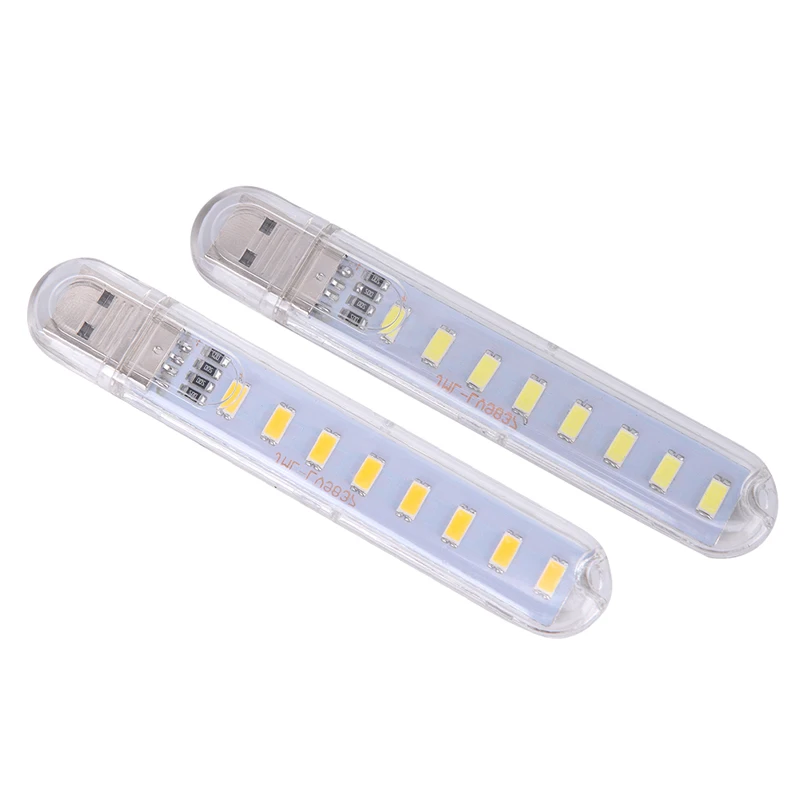 รูปสินค้า Mini USB พกพา โคมไฟ LED อ่านหนังสือ 8 ดวง