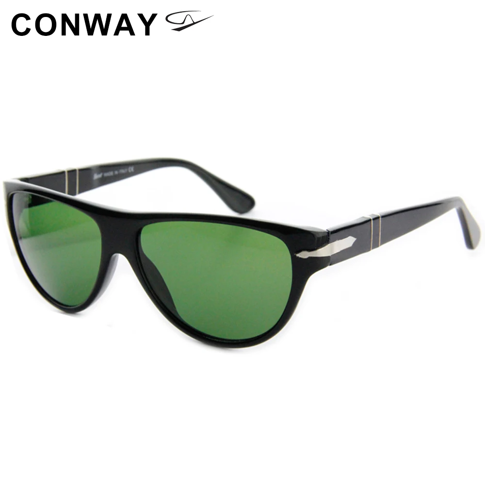 Мужские треугольные солнечные очки Conway большие солнцезащитные в стиле ретро с