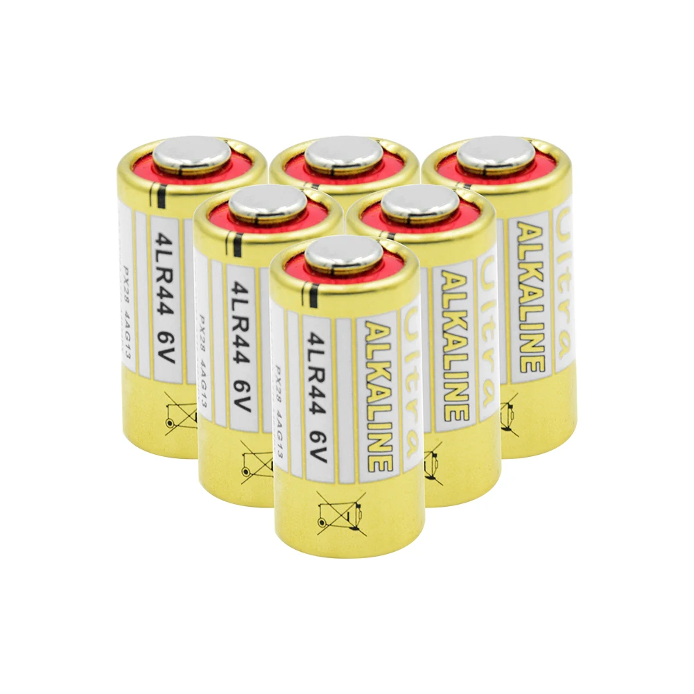 YCDC 6 шт. 4LR44 6V 150 мА/ч сухой щелочной Батарея для дрессировки собак воротники A544 4034PX