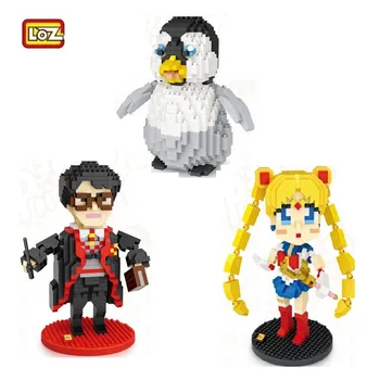 

LOZ Mini Blocks Cartoon Building Bricks for Kids Toy Movie Harry Small Anime Sailor Moon Model Children Educational Gifts 9792