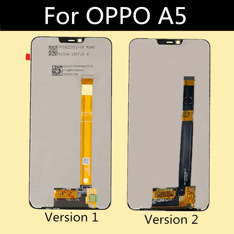 6 2 &quotЖК-дисплей высококачественный защитный чехол для OPPO A5 PBAM00 ЖК-дисплей