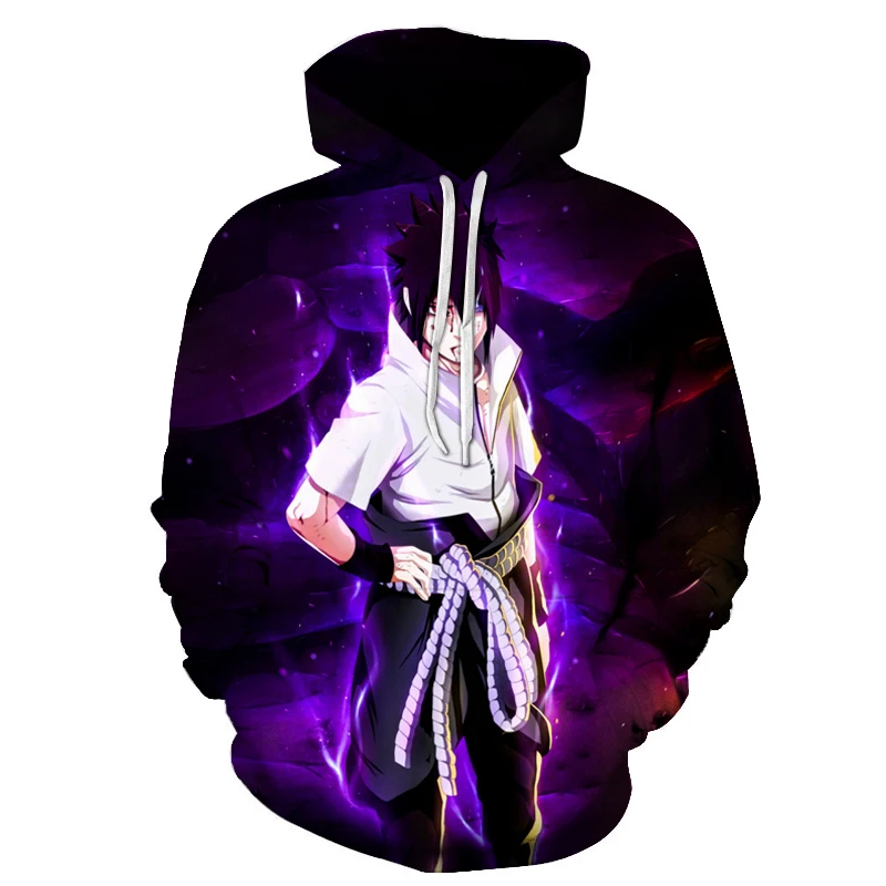 WY-1520 Naruto Series 3D Digital Print Hoodies Men Hoodies Spring Autumn New Youth Loose Sportswears Casual Long Sleeve Pocket Pullovers - Цвет: WY-1520