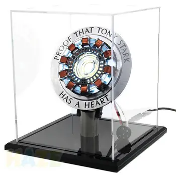 

DIY Iron Man Tony Stark MK1 Arc Reactor Display Box USB Powered/Remote Control Collection Decoration