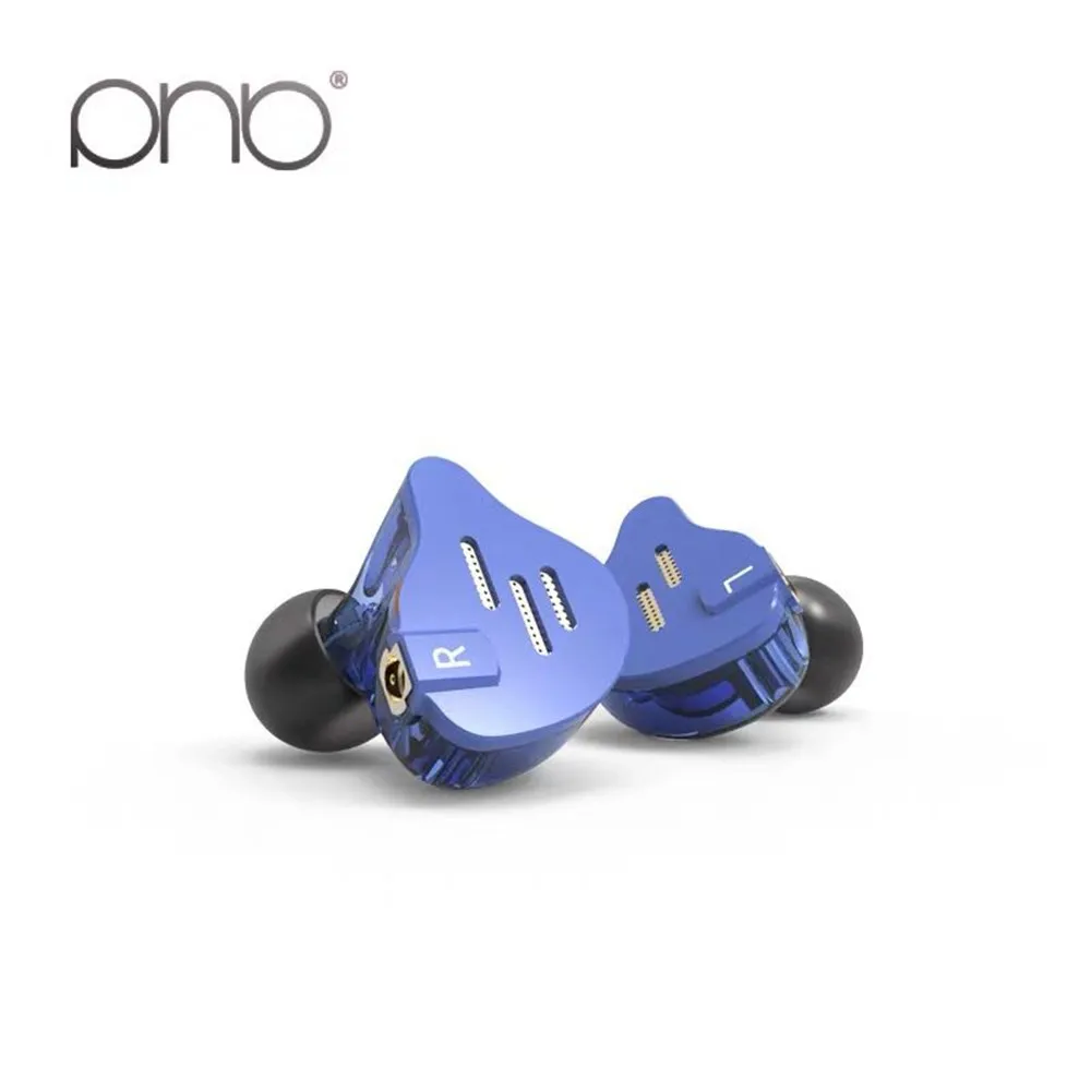 Blue No Mic PHB EP-022A 1BA+ 1DD Гибридный Драйвер наушников HIFI бас гарнитура DJ монитор Бег Спорт Наушники вкладыши HIFI наушники с MMCX Интерфейс - Цвет: Blue No Mic