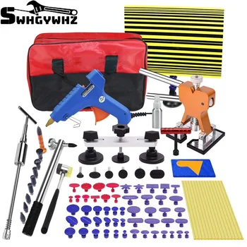 

Auto Body Dent Repair Tool-Dent Repair kit with Slide Hammer T bar Dent Puller for Car Auto Body Hail Damage Remover