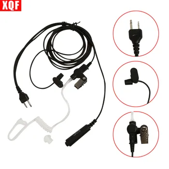 

XQF 2 Pin Headset Acoustic Air Tube Earpiece Earphone PTT for Midland Portable Radio GXT550/650 GXT1000 GXT1000VP4 GXT1050VP4
