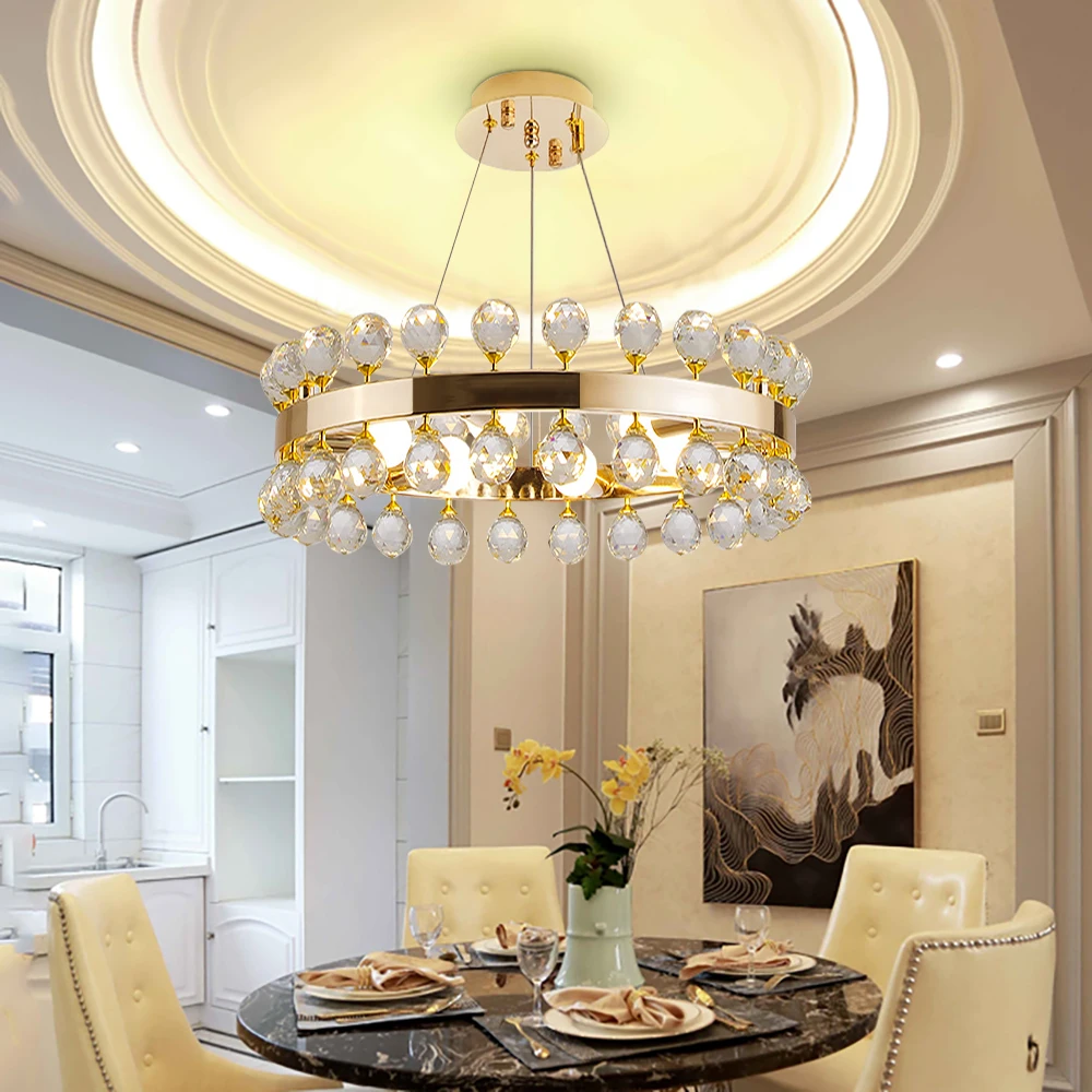 Современные люстры lustre cristal теплая романтическая спальня led avize iluminaria Корона хрустальная люстра освещение кухонные лампы Современные люстры lustre cristal теплая романтическая спальня led avize iluminaria Корона хрустальная люстра освещение кухонные лампы