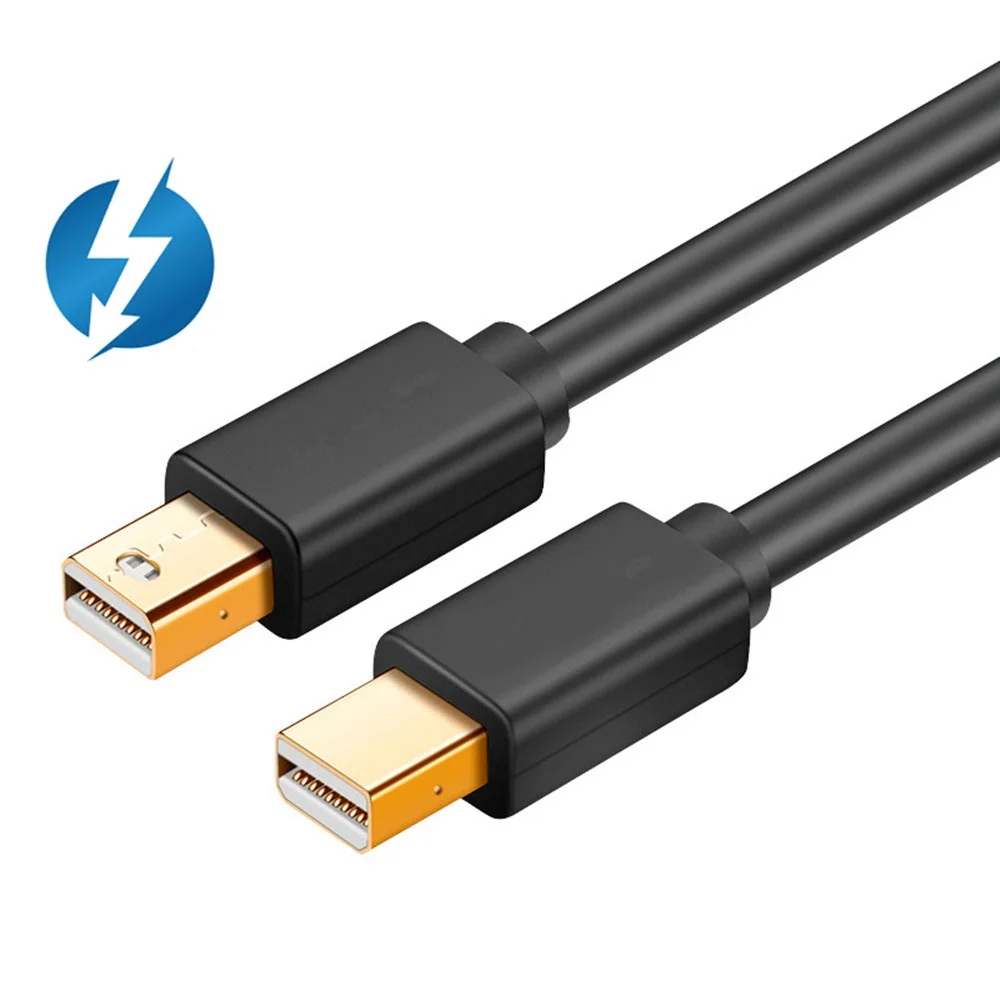 Мини-dp кабели(Thunderbolt 2 совместимый) штекер к Mini Displayport Мужской адаптер конвертер для Apple iMac MacBook Pro Air HDTV