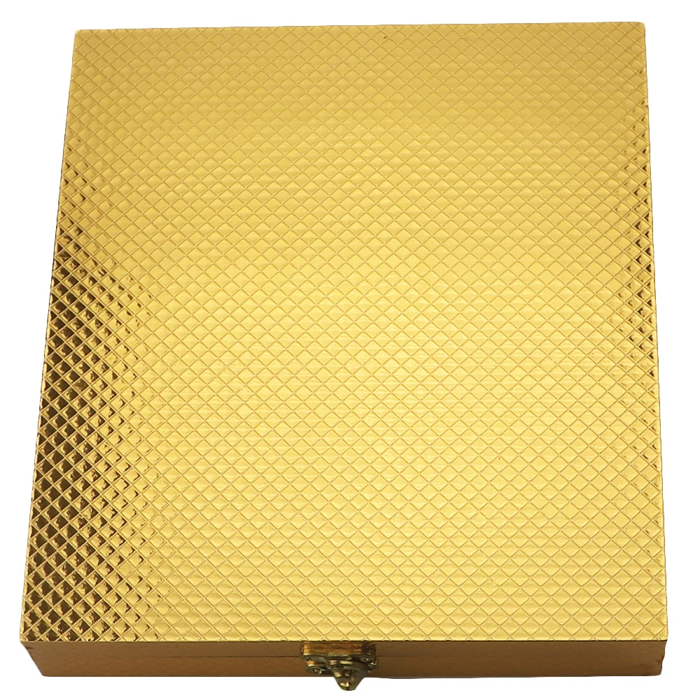 1pcsGold Box B 24 шт. Радужный набор посуды роскошный зеркальный нож вилка ложка столовые приборы набор 304 нержавеющая сталь набор столовых приборов столовые приборы набор подарочная коробка - Цвет: 1pcsGold Box B
