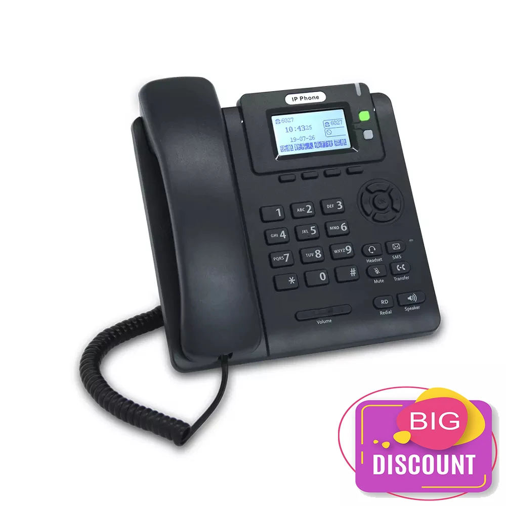

wireless Telephone VoIP phone with POE /SIP phone 2 sip lines IP phone