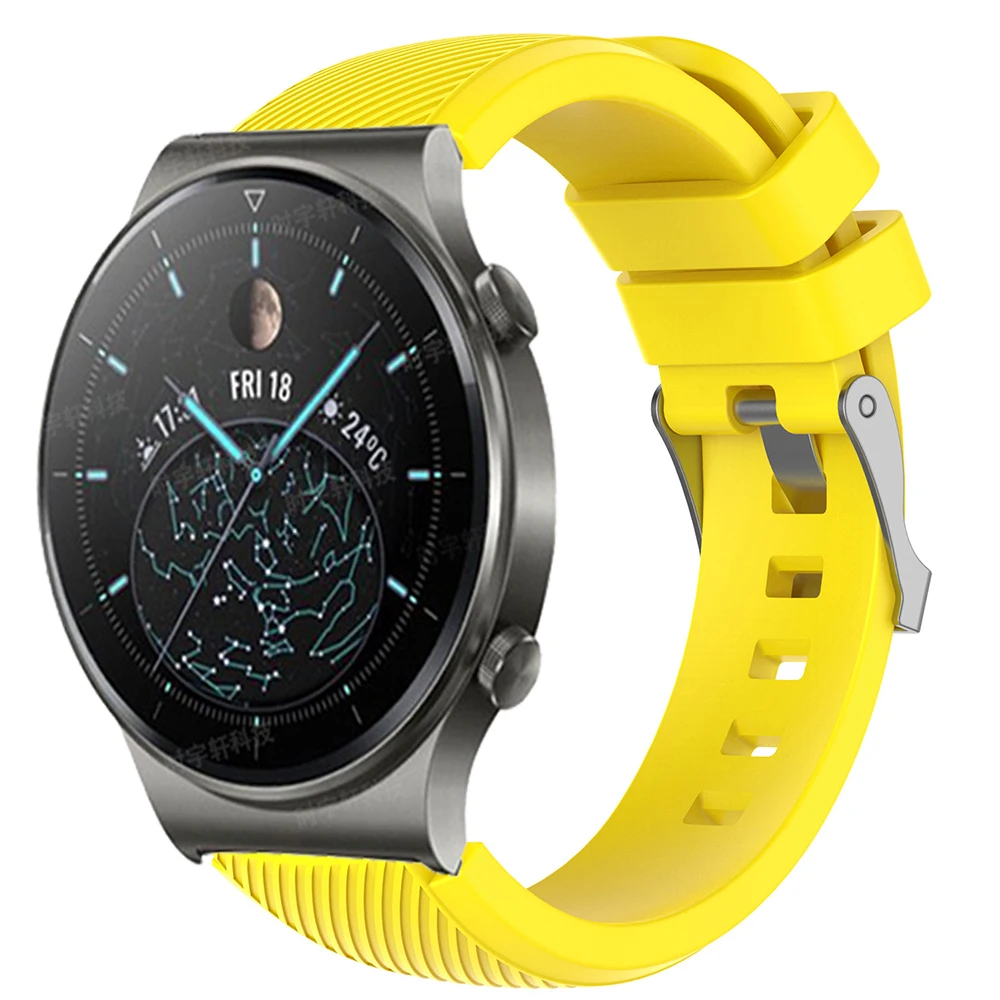for Huawei GT2 Pro Strap Silicone Strap Twill Strap Wristband Replacement Wristband Watch Accessories for Huawei Watch GT 2 PRO|Smart Accessories| - AliExpress