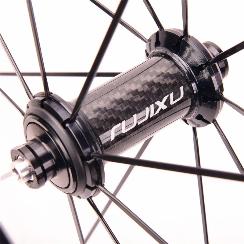 Climbing bicycle Road Bike Wheelset Rim 2:1 edit Carbon Hub four bearing Aluminum Alloy 700C ultralight road Bicycle Wheels