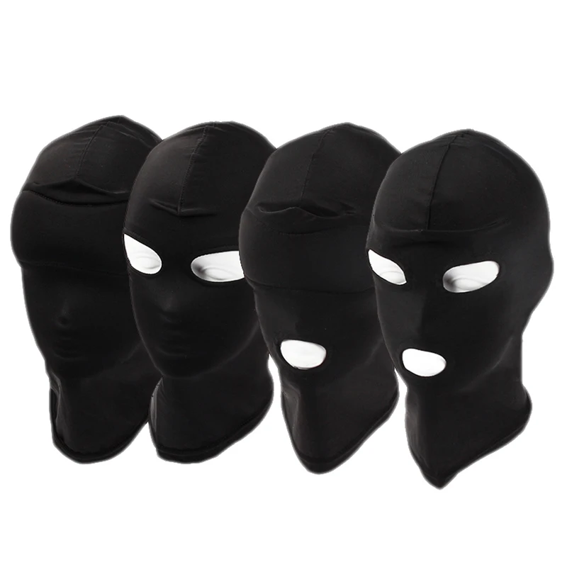

Sm erotic toy binding headgear stretch cloth hood all-inclusive suffocating role-playing open mouth alternative master slave
