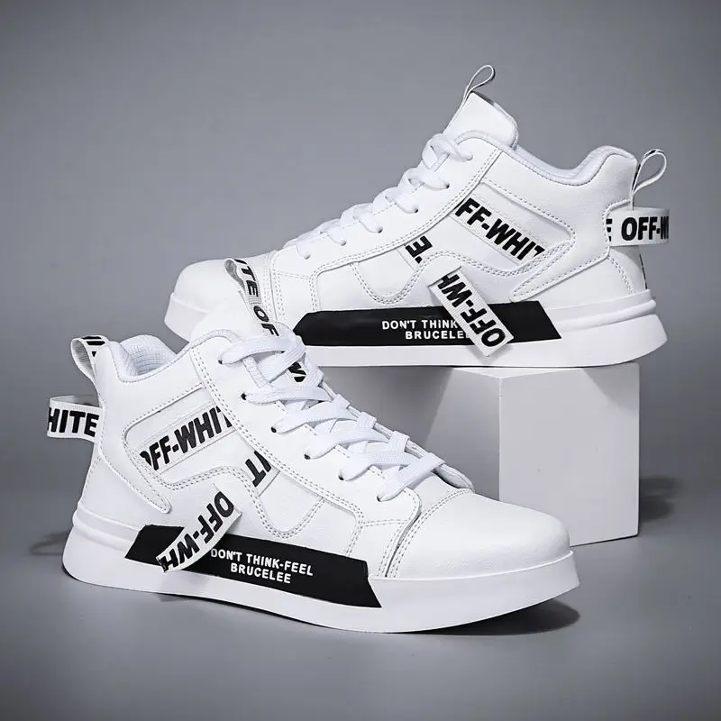 Zapatos de Skateboarding para hombre y mujer, zapatillas masculinas cómodas para deportes al aire libre, de moda, color blanco, primavera 2021