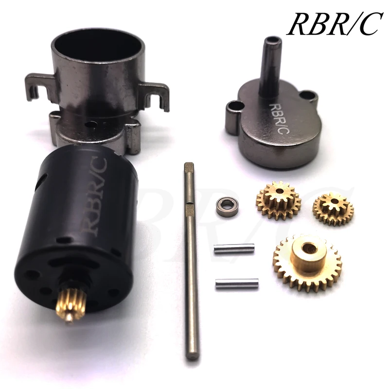 R544 WPL Upgraded Full Metal Gear Case Box With Motor For D12 D42 1/10