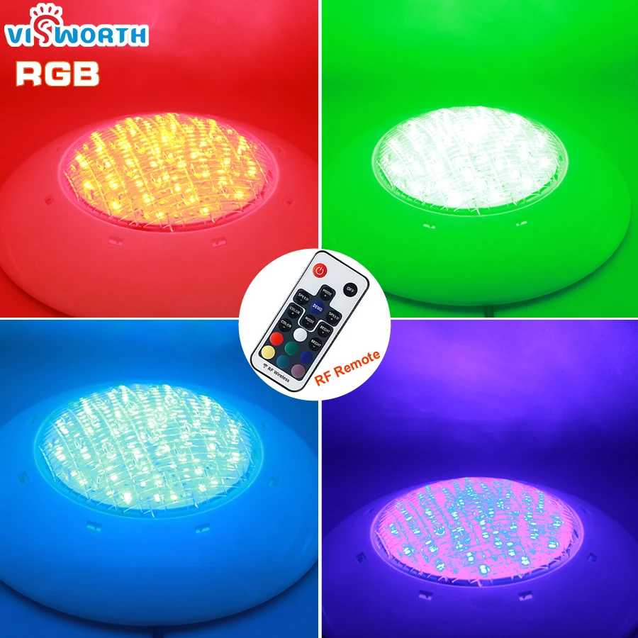 Ip68 Led Swimming Pool Light 24W 36W Led Waterproof Underwater Light Ac//Dc 12V P