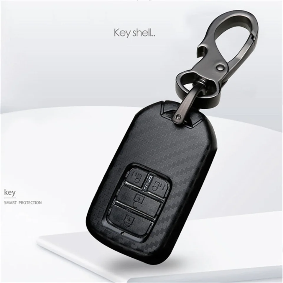 Cover per chiave/telecomando per honda civic 4d 2019 crv fit2015 odyssey forza 300 125 ccord 2003 2018 2007 jazz hrv cover holder shell auto - H9a7db6ace7a745d4a121807521bd513bQ