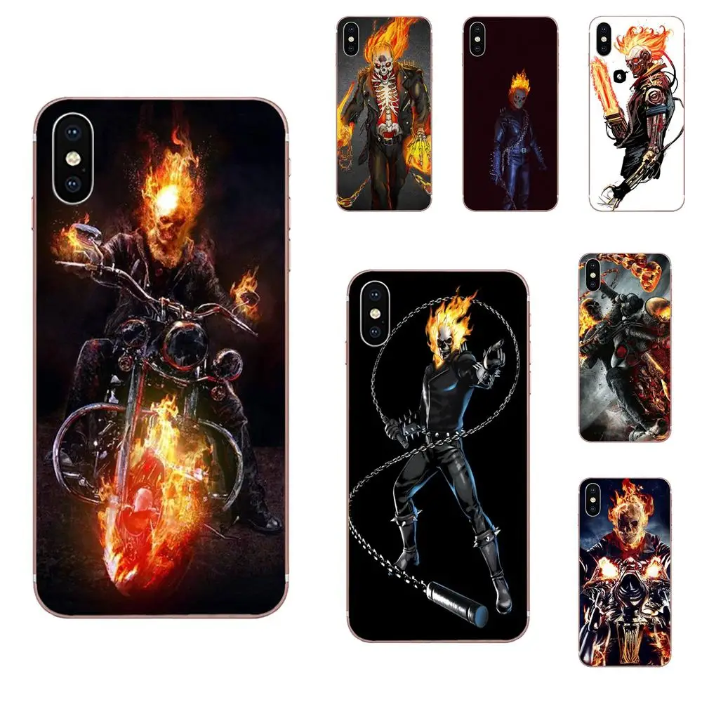 Популярный чехол из ТПУ для Samsung Galaxy Note 8 9 10 Pro S4 S5 S6 S7 S8 S9 S10 S11 S11E S20 Edge Plus Ultra Tv Ghost Rider