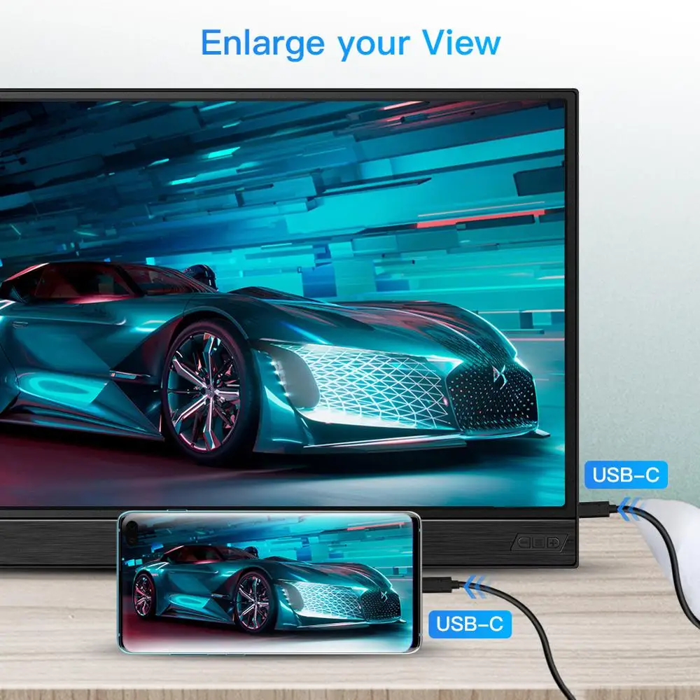Eyoyo EM15K портативный монитор 15 6 &quotсветодиодный USB Type C Hdmi gamer ips 1080p HDR FHD дисплей для