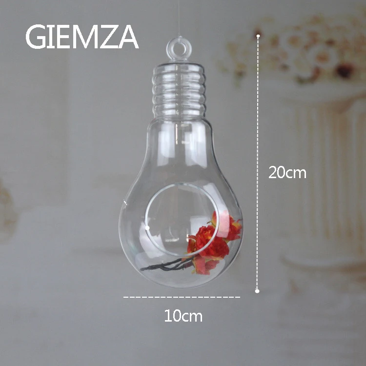 GIEMZA пластиковая настенная декоративная лампочка украшение без подсвечника вечерние 1 шт. висячая красивая ваза для комнаты балкон небольшой цветочный горшок