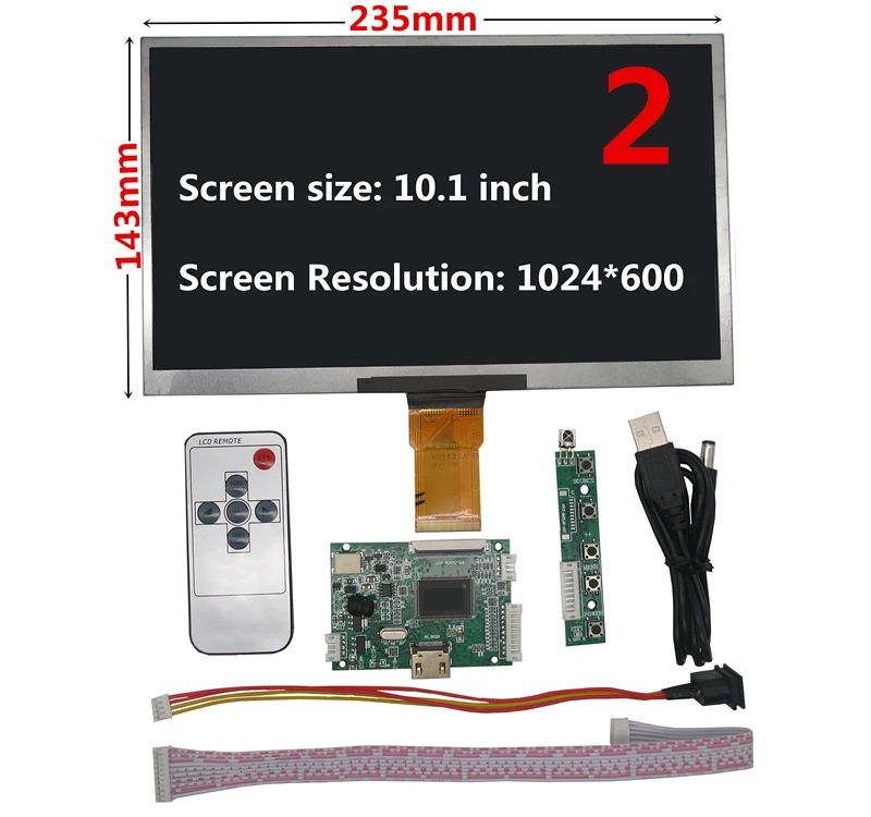 50 PIN ЖК-экран дисплей ttl управление Лер HDMI управление драйвер платы для Lattepanda Raspberry Pi Banana Pi драйвер платы