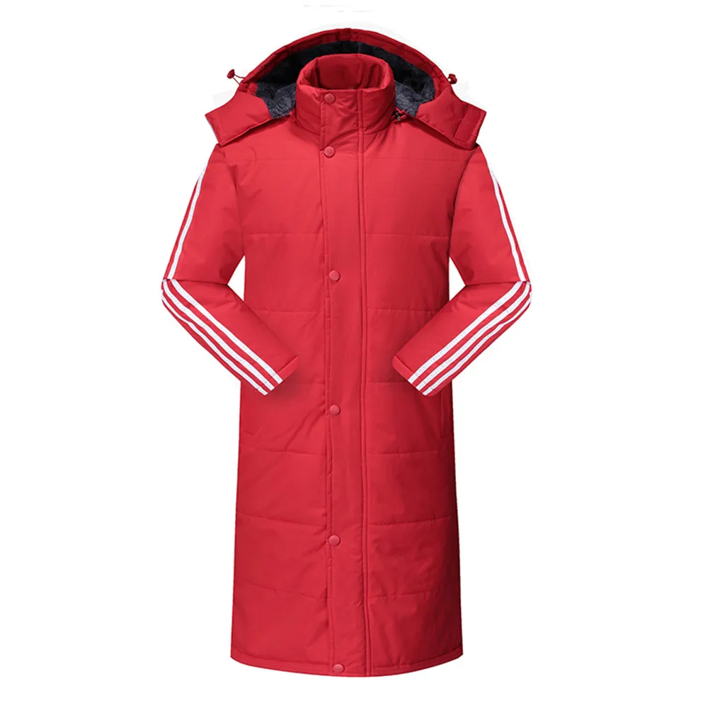 Cena WWKK 2019 nowy zima podstawowe topy kurtka męska Plus rozmiar mężczyzna zagęścić odzież wierzchnia luźna długa bluza odzież gruba z kapturem płaszcze