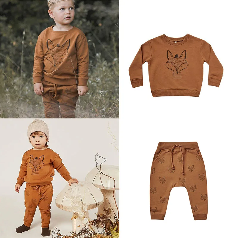 EnkeliBB-Rylee-et-Cru-Enfants-Renard-Motif-Sweat-Pantalon-Correspondant-Gar-ons-Manches-Longues-D-contract (1)