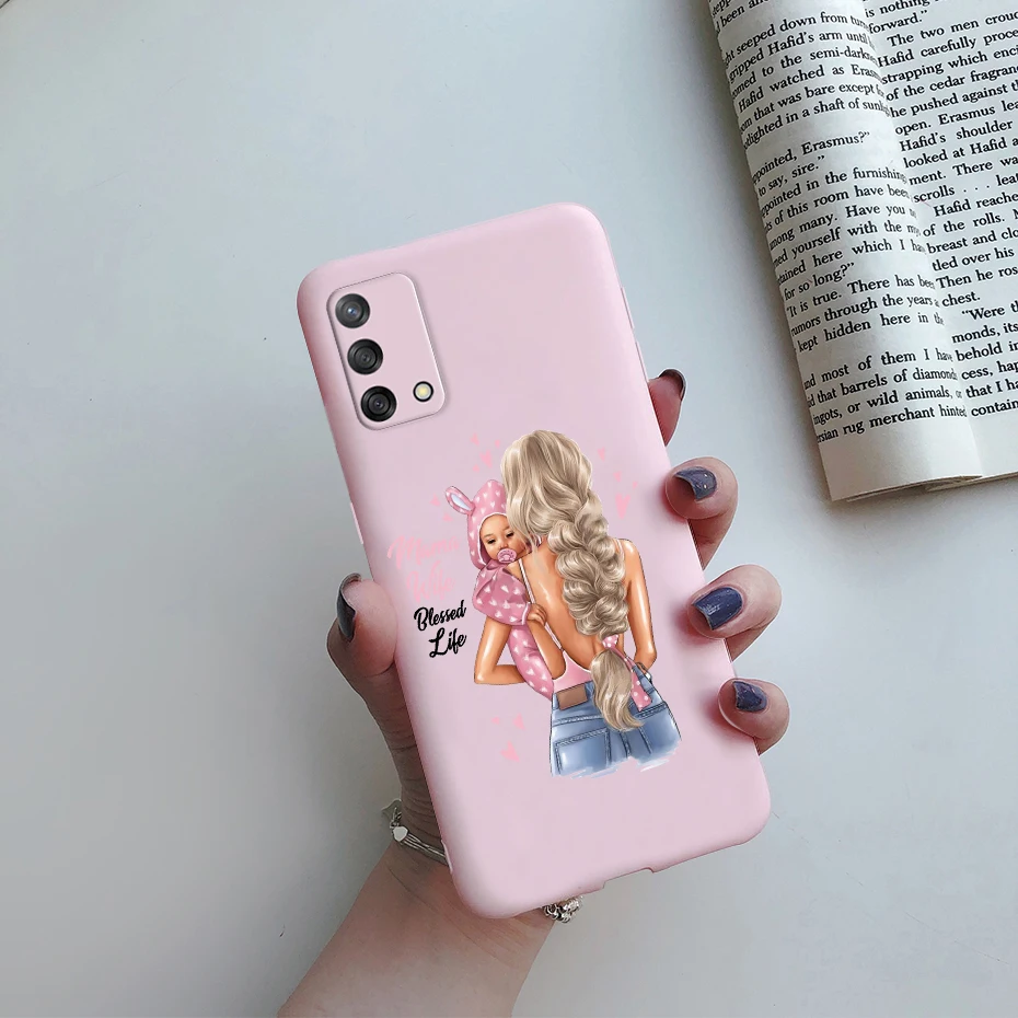 Cute Baby Girls Case For Oppo A74 Case OppoA74 CHP2219 Soft Silicone Phone Cases For Oppo A74 5G A 74 CPH2197 Back Cover Bumper cases for oppo back